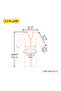 روب حمام عصري بغطاء رأس - فيروزي - مقاس 2/3XL - 3