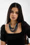 J-0259 Crystal Resin Necklace