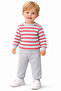 Baby Boy Set Top and Bottom Set Striped Set Baby Set 6-9 -12 Months
