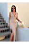 Women's Fit Cut Summer Slit Dress - 3