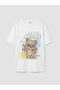 Selections I Zero Roba Collar Printed Girl's T-Shirt from Freezen Store