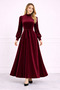 Belted Velvet Dress