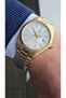 Gold Men's Wristwatch - Stainless Steel - Guaranteed - Original - Rym-613053 - 4
