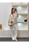 Women's Ecru Crochet Knitted Patterned Openwork Transparent Lace Knitwear Pinterest Blouse - 7