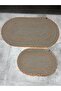 Nâzen 2-Piece Rope Bathroom Set Wicker Mat with Knitted Edges 60X100 + 40X60 Handmade - 7