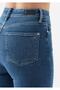 Allstar Ikon Gold Skinny Denim Trousers Blue Yel Women's Washed Lycra - 7