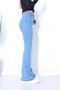 Ice Blue Flare (Extra Comfortable) High Waist Spanish Jeans - 3