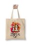 Poodle Mom Dog Dogs White Tote Bag Long Handle Shopping Bag Beach Bag