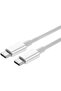 Wi-C008 Classic 100W Type-C to Type-C Charging Cable 1.2m -White
