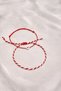 Heart Marteniçka Red and White Rope Bracelet with Card - 2