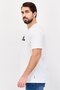 Men Sportswear Fit Short Sleeve Outdoor T-Shirt, White - 4