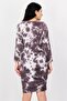 Women Tie Dye Shirred Dress, Multicolor - 2
