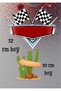 Roekraft Cars Themed Cake Decoration, Cars Themed Birthday Set - 3