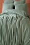 Single Duvet Cover + Pillowcase Aqua Green - 2