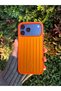 Premium striped special orange phone case compatible with iphone 17 pro