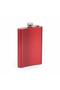 Stainless Steel Liquor Flask 4 Shot Glasses & Funnel Set 8oz 240 ml Camping Outdoor Pocket Flask Red - 6