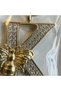 316L Tarnish Free Steel Colorful Zircon Stone Letter K Pendant Gold Color Women Antiallergic Necklace - 2