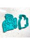 Primitive Man and His Stick Figured Cookie Mold |   Prehistoric Stamp |   Dough, Clay, and Sugar Dough - 6