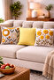 Digital Printed 5D Bohemian Punch Embroidery Patterned Decorative Throw Pillow Cover 1 Piece - 3