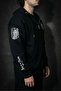 Attack on Titan - Zippered Hoodie Oversize Embossed Sweatshirt Cardigan - 2