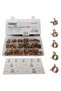Self-locking cable clamp set, SilverTools, 135 pieces, S11364 - 2