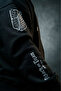 Attack on Titan - Zippered Hoodie Oversize Embossed Sweatshirt Cardigan - 3