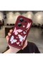 Poco M6 Pro 4g Compatible Silicone Material Shockproof Claret Red Color Butterfly Pattern Case - 2