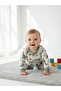 Children's Safari Patterned Cotton Pajama Set (6-9 Months, 6 Years Range) - 4