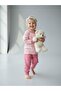 Girl's Cotton Floral Patterned Soft Textured Pajama Set - 3
