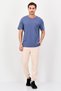 Men Sportswear Fit Short Sleeve Outdoor T-Shirt, Grey - 4