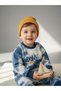Baby Boy Cotton Tie-Dye Patterned Sweatshirt with Don'T Listen Written - 3