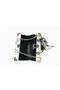 Stylish Handbag with Metal Handle and Quilted Detail - 3