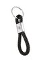 Opel Compatible Laser Engraved Gift Metal Keychain with Braided Leather Design - Luxury Car Accessory - 2