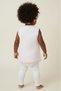 100% Cotton Quilted Snap Fastener Baby Girl Vest - Softly Padded, Heat Retaining, 4-Season Vest - 3