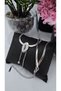 Oval Zircon Stone Pendant Silver Color Italian Steel Tarnish Resistant Necklace - 5
