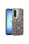 Galaxy A37 Compatible Case with Airbag and Shiny Stone Detail Design Esila Cover - Black - T40985