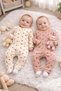 Baby Heart-Designed 100% Cotton 2-Piece 3-6-9 Months Cotton Outfits Newborn Hospital Release Baby Clothes