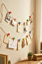 10 Pieces of Heart-Shaped Wall Office Home Decorative Stringed Figure Hangers Set Photo Note Hanger - 3