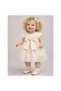 Baby Girl Ribbon Detailed Sequin Embroidered Dress 9-12-18-24 Months - 3