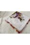 غطاء رأس يمني مطرز يدويًا/تطريز بالإبرة/عمل يدوي من قماش التول/غطاء رأس - 3