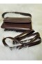 Mini Size Women's Shoulder Bag with Cover, Light Brown (Extra Strap), Handbag, Arm Bag and Shoulder Bag - 2