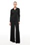 Black Shirt Collar Knitwear Cardigan
