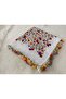 غطاء رأس يمني مطرز يدويًا/تطريز بالإبرة/عمل يدوي من قماش التول/غطاء رأس - 2
