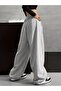Unisex Ny New York Printed Baggy Cut Wide Leg Sweatpants - 2