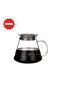 طقم تقطير v60 الة قهوة مكونة من قمع وسيرفر زجاجي - 3