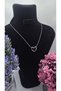 Elegant Heart Model Snake Chain Silver Color Steel Stainless Necklace - 3