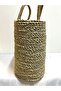 Wicker Bamboo Rattan Handbag Organic Handcrafted 44X25 cm - 5