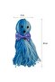 Hobi̇bahçem ®   Cute Octopus-Shaped Cat Toy with Bells and Strings and Colorful Tassels - 4