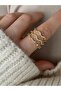 Limited Edition - 3 Row Stone Bottom Adjustable Women's Ring - 3