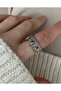 Limited Edition - Women's Ring with Stone and Bottom Adjustment - 4